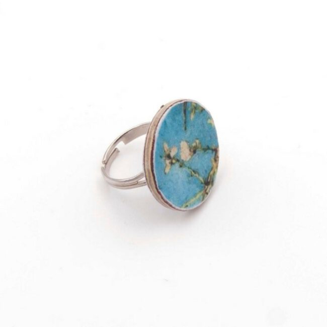 Anillo almendro azul - Imagen 3