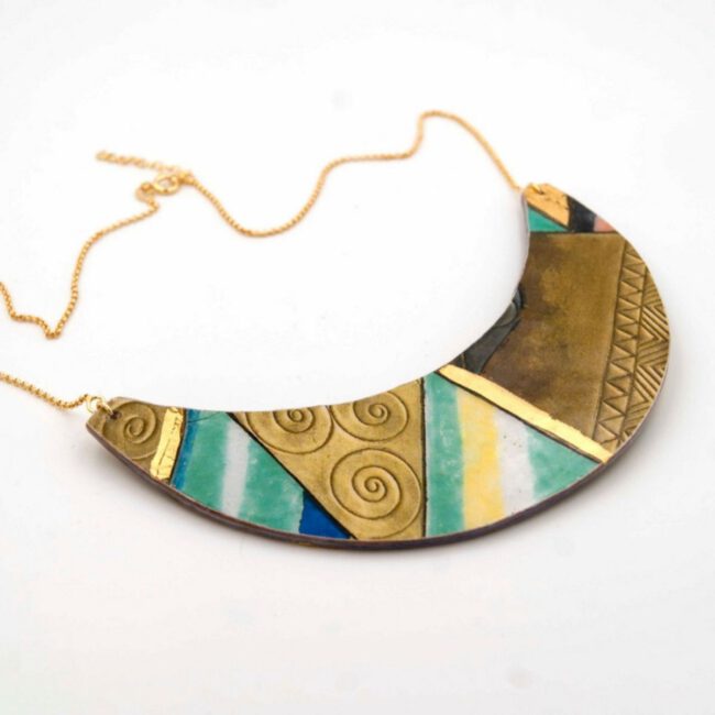 Collar espirales luna - Imagen 3