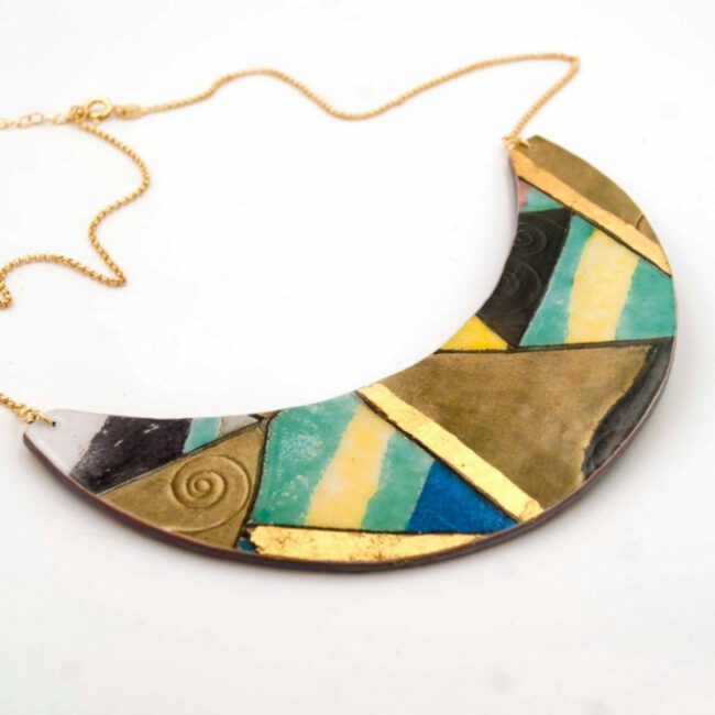 Collar espirales luna - Imagen 4