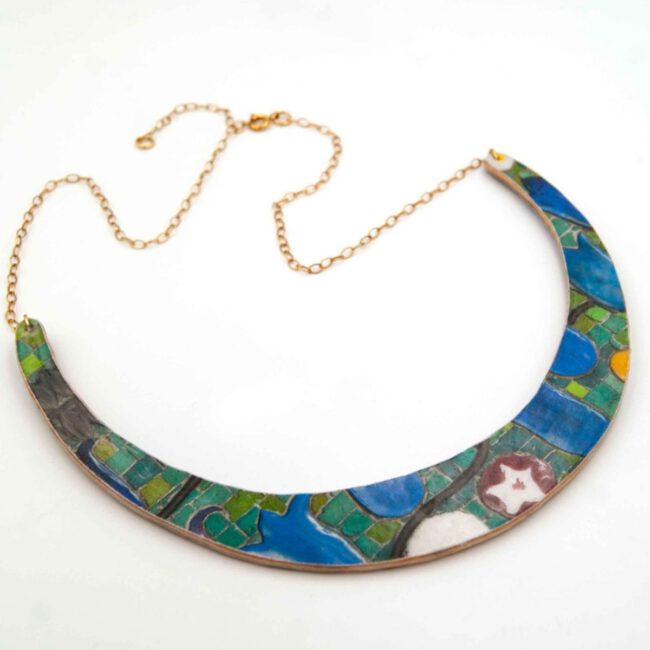 Collar Klimt Verde - Imagen 4