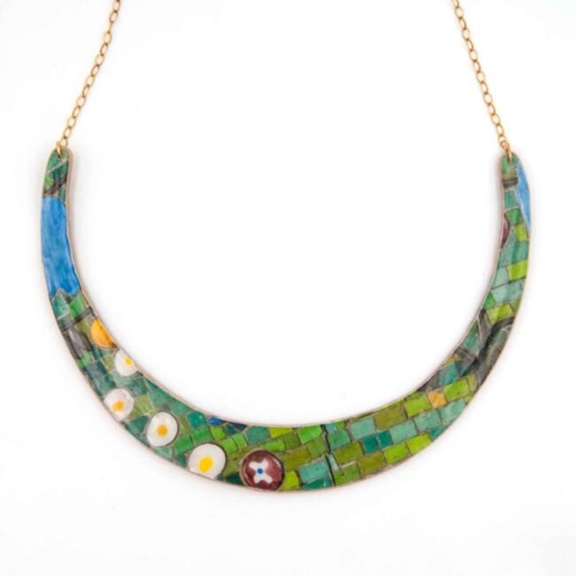 Collar Klimt Verde
