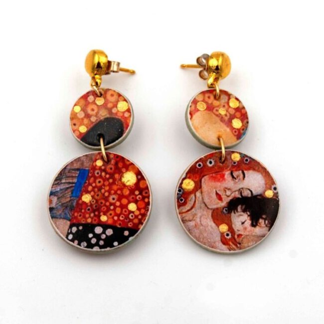 Pendientes La Maternidad Oro