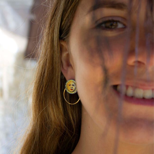 Pendientes Sol - Imagen 4