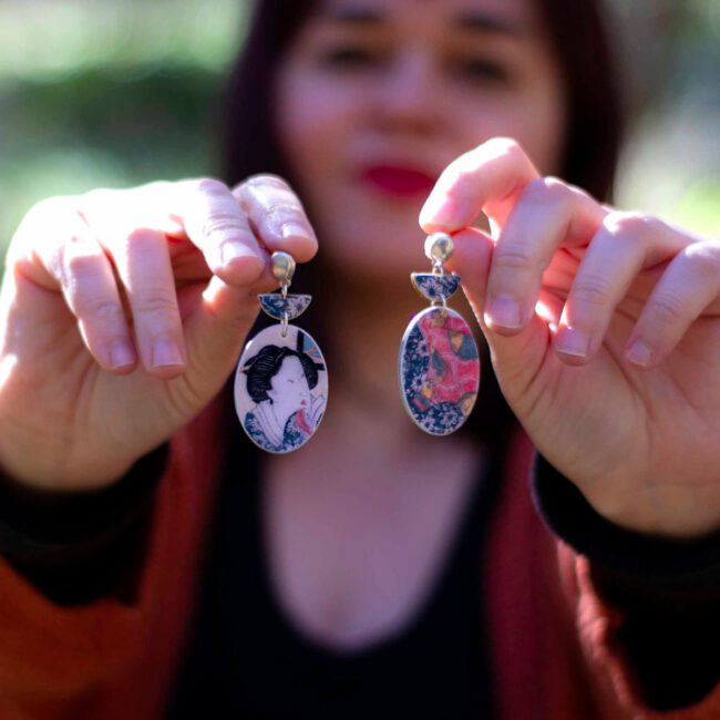 Pendientes Burū geisha - Imagen 5