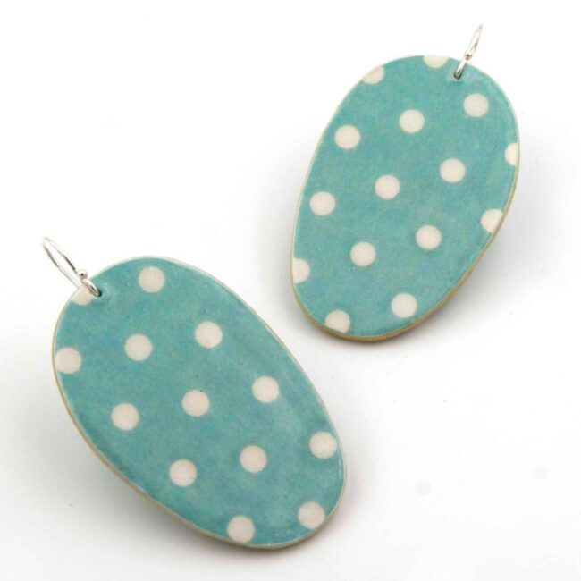 Pendientes Claveles Celestes - Imagen 2