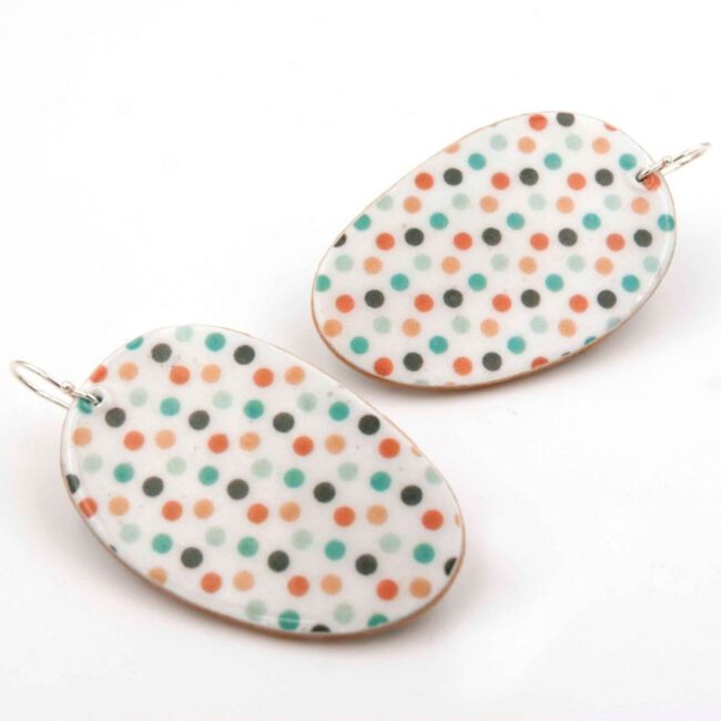 Pendientes Claveles Multicolor - Imagen 2