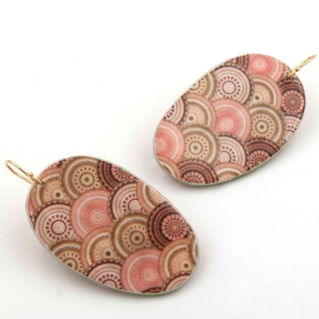 Pendientes Claveles Rosas - Imagen 2