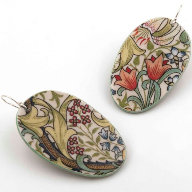 Pendientes Claveles Verdes - Imagen 2