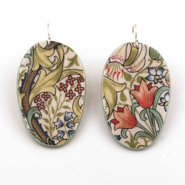 Pendientes Claveles Verdes