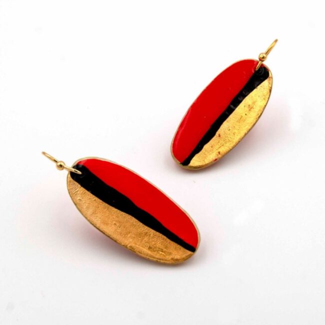 Pendientes Flor De Pascua - Imagen 2