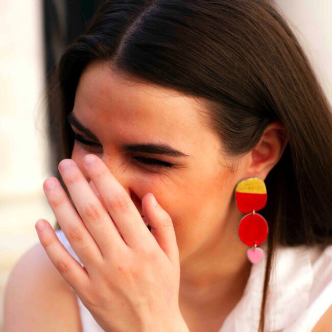 Pendientes Amapolas - Imagen 3