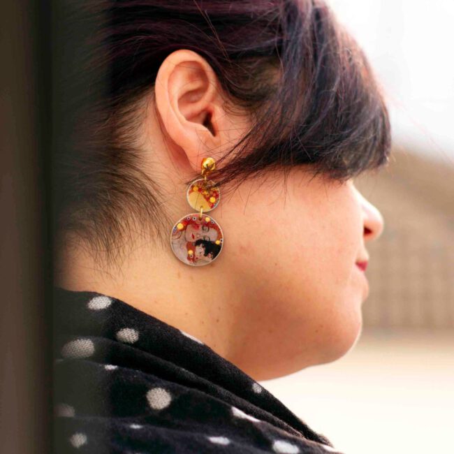Pendientes La Maternidad Oro - Imagen 3