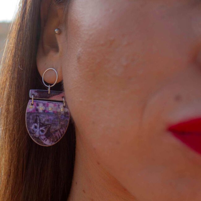 Pendientes Venus con Gato - Imagen 3