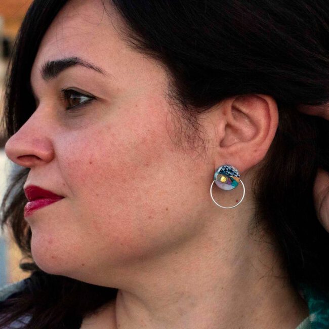 Pendientes La Maternidad Plata - Imagen 5