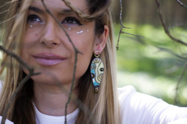 Pendientes Mariposa Reina Alexandra - Imagen 4