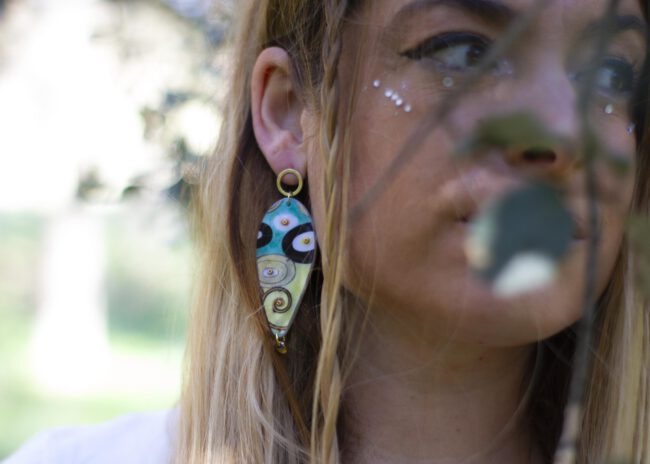 Pendientes Mariposa Reina Alexandra - Imagen 3