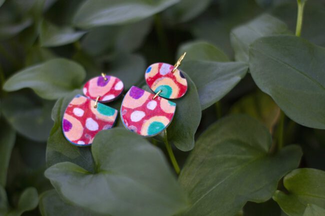 Pendientes Mariposa Ojos de Pavo Real - Imagen 5