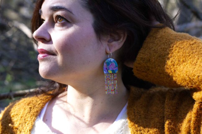 Pendientes Medusa Melena de León - Imagen 5