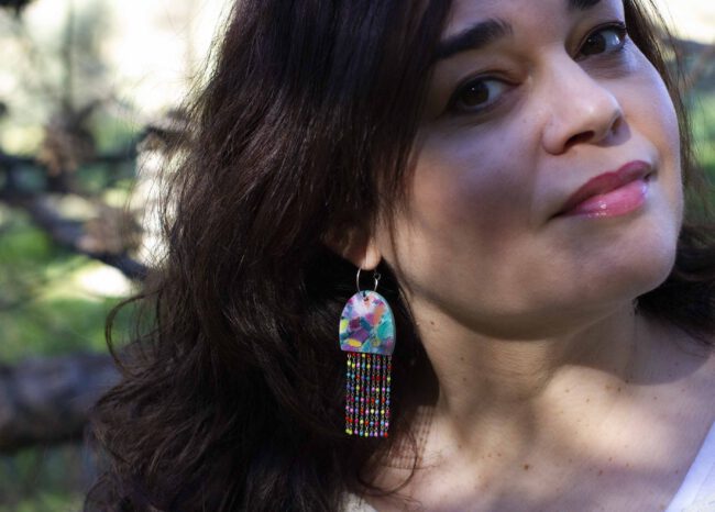 Pendientes Medusa Melena de León - Imagen 3