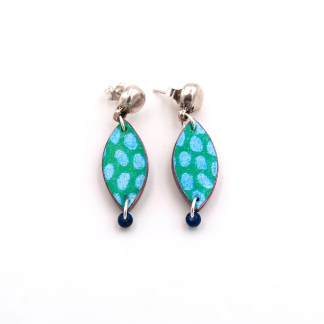 Pendientes Caballito del Diablo Azul