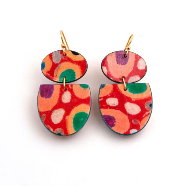 Pendientes Mariposa Ojos de Pavo Real