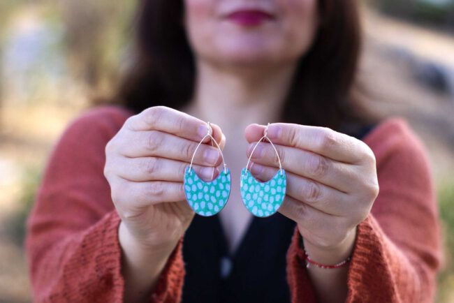 Pendientes Mariposa Isabella - Imagen 6