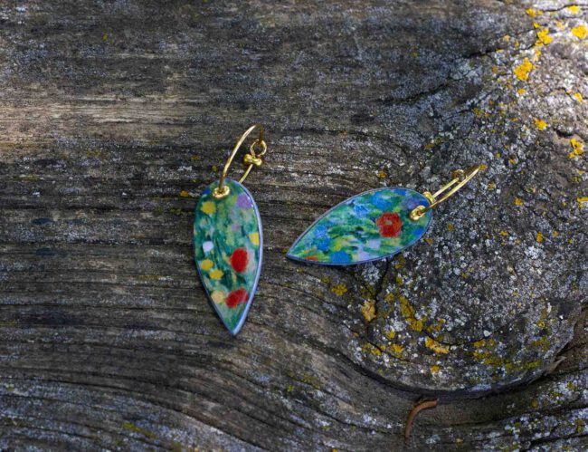 Pendientes Vuelo de Mariposa oro - Imagen 4