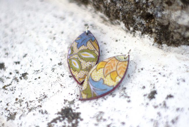 Pendientes Claveles amarillos - Imagen 4