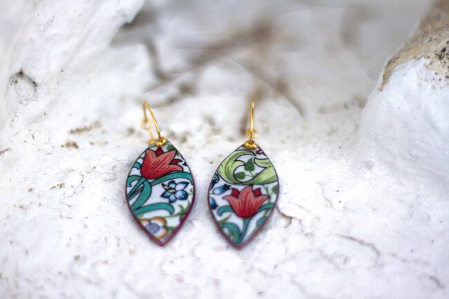 Pendientes Claveles verdes - Imagen 7