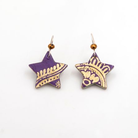 Pendientes Perseidas Violetas