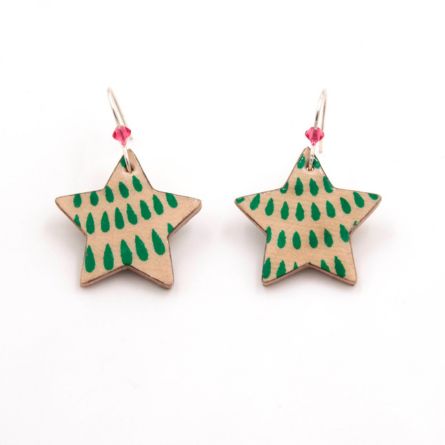 Pendientes Perseidas Verdes